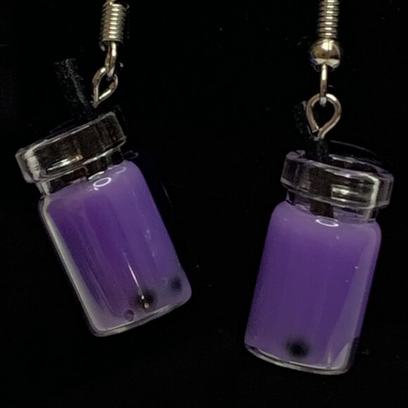 Milk Shake Earring, Drink Earring, Shake Earring, Funny Food Earring, Gift Idea - Picture 1 of 5